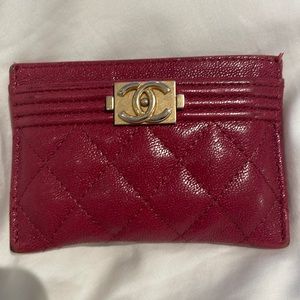 Chanel card case